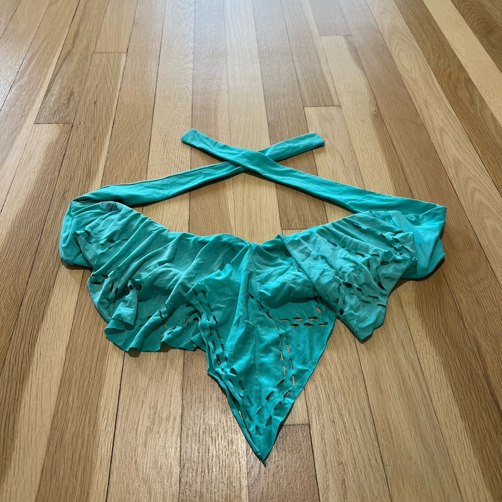 L*Space Bye Flutter Strapless Tie Back Bikini Top… - image 2